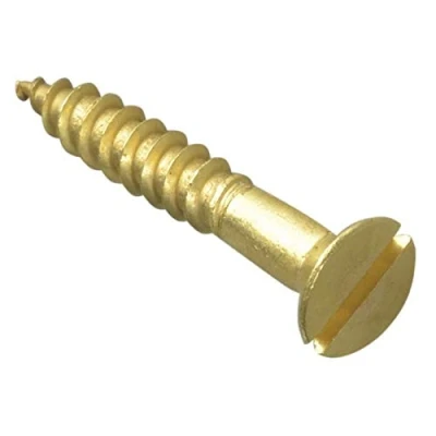 Image of ForgePack Wood Screws Solid Brass 1 1/4&quot; x 10 Pack