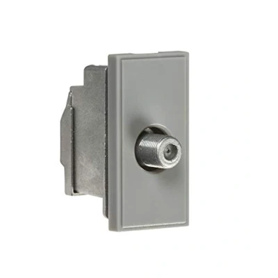 Image of KnightsBridge Screened SAT TV Outlet Module 25 x 50mm Grey