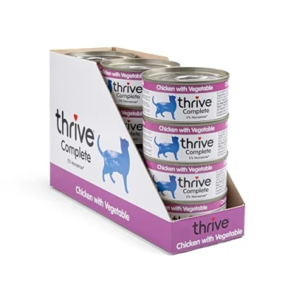 Image of thrive Cat 100% COMPLETE CHICKEN BREAST with VEGETABLES (pack of 12)
