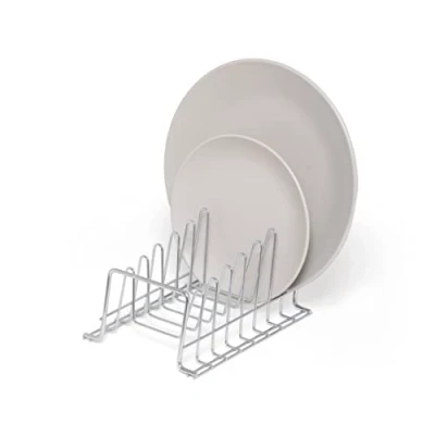 Image of simplywire Plate Rack/Drainer Kitchen Cupboard Storage Organiser Chrome Small