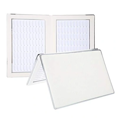 Image of 160 Slots Nail Gel Color Card, UV Polish Book Display Chart Tips Showing Shelf Card Board for Salon and Home DIY Use(White)