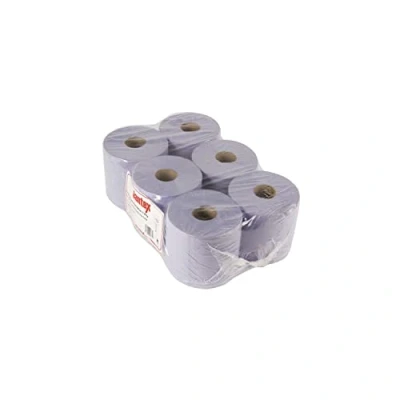 Image of Jantex GD833 Centrefeed Roll, Blue (Pack of 6)