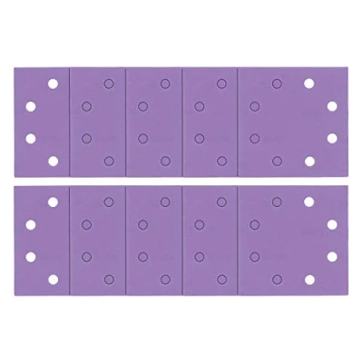 Image of Trend Aluminium Oxide 1/4 Sheet 114 x 110mm 240 Grit Sanding Sheets, AB/QTR/240A, Pack of 10