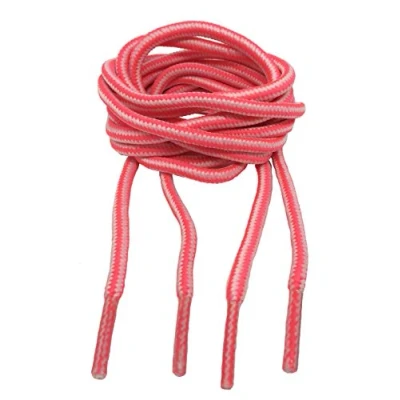 Image of Big Laces Round Neon Pink and White Hiking Boot 150cm