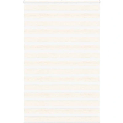 Image of vidaXL Zebra Blind Marble Beige 140x200 cm Fabric Width 135.9 Polyester