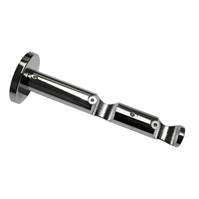 Image of Gardinia Bracket Ø 20 mm Chrom 8/6, Metal, Chrome, 8 x 0.02 cm
