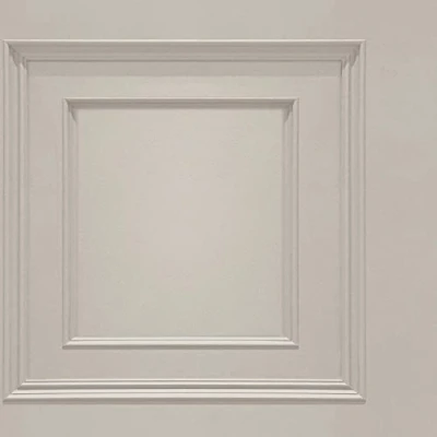 Image of Oliana Wood Panel Wallpaper Belgravia 8493 Dark Cream