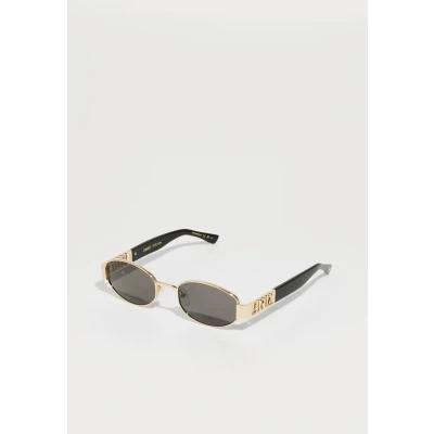 Image of Dsquared2 Man D2 0155/S 000/IR Sunglasses Metal Gold Grey Round Normal