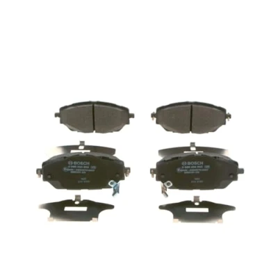 Image of 04465F4010, 04465F4020, 04465F4021 Brake pad set BOSCH 0 986 424 865 Low Metallic with integrated wear sensor TOYOTA: C HR, Corolla XII Hatchback
