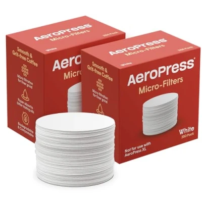 Image of AeroPress Replacement Filter Pack Microfilters For Coffee And Espresso Maker 2 (700 count),White
