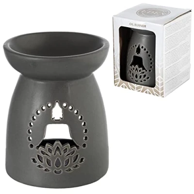 Image of Burning Essence for Scented Ceramic Wax Carved Buddha