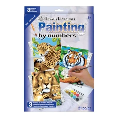 Image of Royal &amp; Langnickel PBN SET44 Painting by Numbers Value Set (3 Piece)