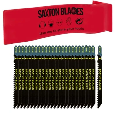 Image of 25 x Saxton Jigsaw blades T111C fit Bosch, Dewalt, Hitachi, Makita, Festool etc