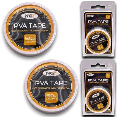Image of NGT PVA TAPE 100M Quick Dissolving Carp Fishing spool of String Non Residue