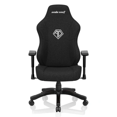 Image of Anda Seat Phantom 3 Gaming Chair Ergonomic Office Desk Chairs, Reclining Video Game Gamer Chair, Neck &amp; Lumbar Back Support Large Premium Black Fabric for Adults