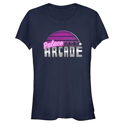 Image of Stranger Things Retro Arcade Women&#039;s Crew neck Navy blue M