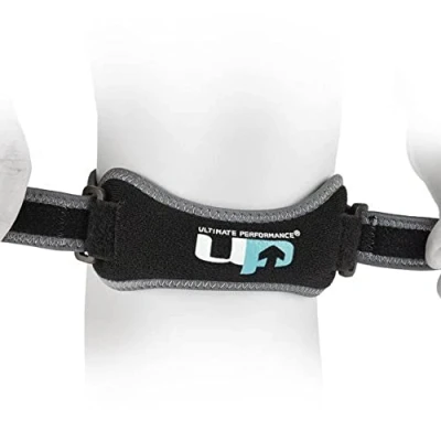 Image of Ultimate Performance Advanced Patella Strap, OSFA, Black/Grey
