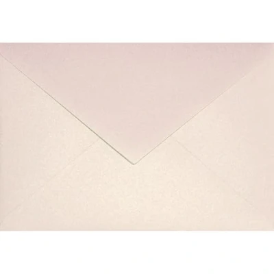 Image of Netuno 25 Pearlescent Rose Gold envelopes DIN C6 114x162mm 4.49x6.39 inches 120gsm Aster Metallic Candy Pink gummed Pointed Flap no Window for Invitations Wedding Christmas Birthday Cards RSVP