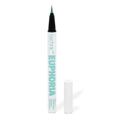 Image of Technic Euphoria Metallic Liquid Liner Highly Pigmented Long Lasting Brush like Tip for Ultimate Precision 0.8ml (Green)