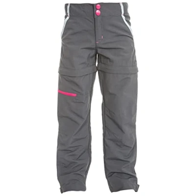 Image of Trespass Kids Defender Trousers/Pants with UV Protection Carbon, 2/3