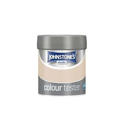 Image of Johnstone&#039;s Paint Tester Pots Wall &amp; Ceiling Oatcake Emulsion Easy to Apply Dry in 1 2 Hours 75ml
