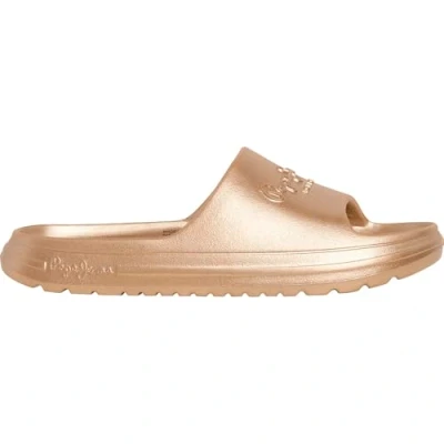 Image of Pepe Jeans Women&#039;s BEACH SLIDEMET W Shoes, Yellow(GOLD), 4 UK