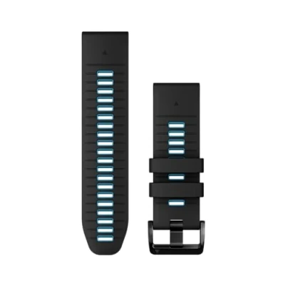 Image of Garmin QuickFit® 26 Silicone Strap One Size, Black Durable &amp; Comfortable for Running