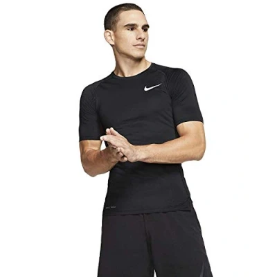 Image of Nike M Np Top Ss Tight T Shirt Black/(White),