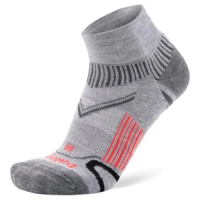 Image of Balega Enduro Arch Support Performance Quarter Athletic Running Socks for Men and Women (1 Pair), Midgrey, Medium