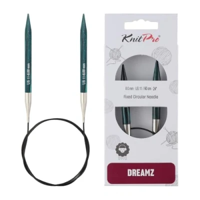 Image of KnitPro Dreamz Fixed Circular Needles 24&quot; (60cm) US Size 11 (8mm)
