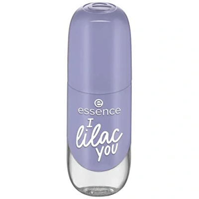 Image of essence cosmetics Gel Nail Colour, Polish, No. 17 I Lilac YOU, Purple, Long Lasting, Colour Intensive, Gely, Shiny, Shimmering, Acetone, Vegan, Microplastic Particles Free (8 ml)