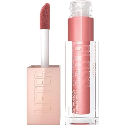 Image of Maybelline New York Lifter Gloss, Hydrating Lip Gloss with Hyaluronic Acid, 5.4 ml, Shade: 003 Moon