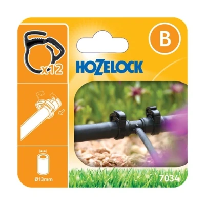 Image of Hozelock Ratchet Clamps, 12 Pack