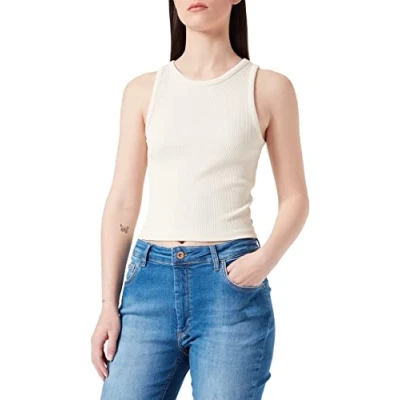 Image of Tom Tailor Denim Women&#039;s 1031492 Vest, 10354 Soft Beige Solid, XL
