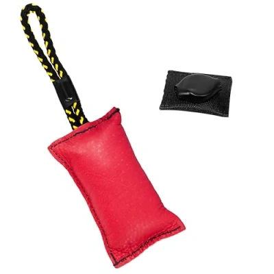 Image of DINGO GEAR WWW.DINGOGEAR.COM 1977 Magnetic Set for the Dog Training: Encased Magnet and Genuine Leather Bite Tug