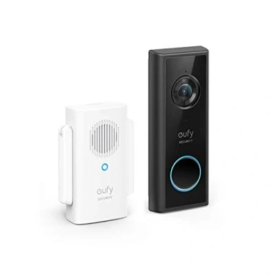 Image of eufy Security Video Doorbell Wireless C210 (S200) Battery Kit with Chime, Wi Fi Connectivity, 1080p Resolution, No Monthly Fee, 120 Day Battery, AI Detection, 2 Way Audio Wire Free Camera