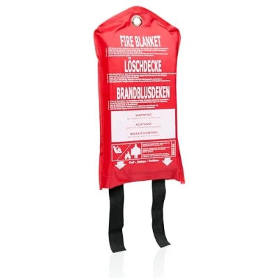 Image of Smartwares fire blanket 1 m x Easy to use and hang Single FEX 15907