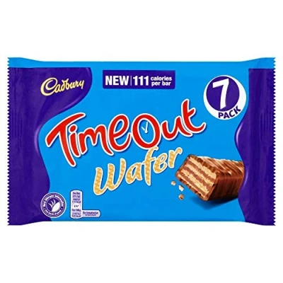 Image of Cadbury Timeout Wafer, Pack of 7, 148.4g
