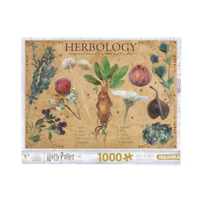 Image of AQUARIUS Harry Potter Herbology 1000pc Puzzle (1000 Piece Jigsaw Puzzle) Glare Free Precision Fit Officially Licensed Merchandise &amp; Collectibles 20x28 Inches