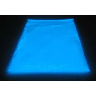 Image of 100g Glow Pigment Eli Luminescent Powder Cobalt Blue, Super Grade Strontium Aluminate, neon Phosphorescent Afterglow