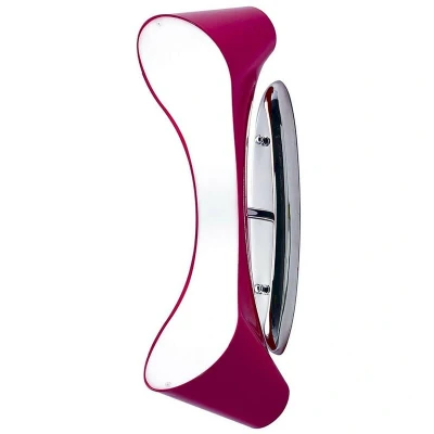 Image of Ora Wall Lamp 2 Light E27, Gloss Purple/Polished Chrome