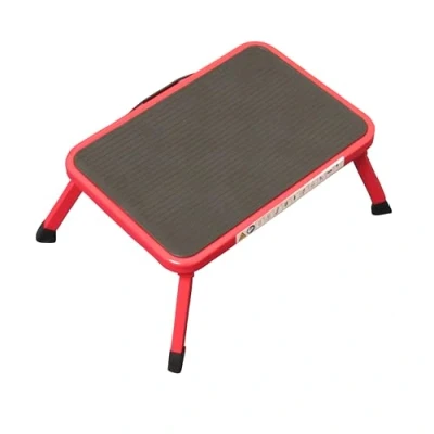 Image of Single Folding Step Stool (Non Slip Caravan Platform Foldable Choice of Colours)