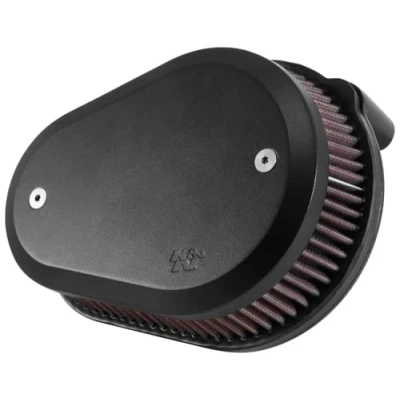 Image of K&amp;N Motorcycle Intake System Harley Fat Bob/Road King (Black) (RK 3932B), Red