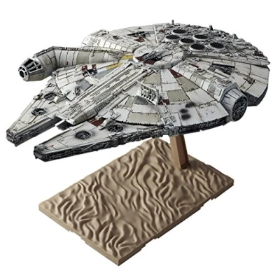 Image of Bandai Hobby Star Wars Millennium Falcon 1/144 Scale Model Kit