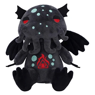 Image of Nemesis Now Fluffy Fiends Cthulhu Cuddly Plush Toy 20cm, Black