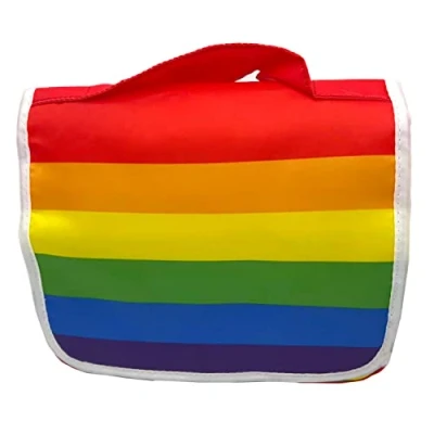 Image of Puckator Somewhere Rainbow Hanging Toiletry Makeup Wash Bag Make Up Travel Toiletries for Women and Men Bags Case Cosmetic Kids