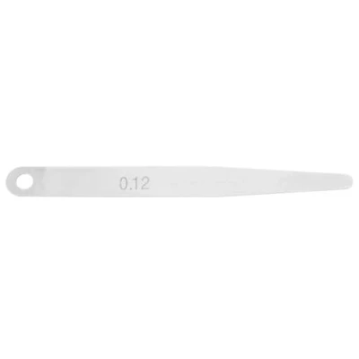 Image of Fafeicy 5pcs Thickness Feeler Gauge, Metr ic Filler Gage Measurement Tool 0.12mm, Gauge(0.12)