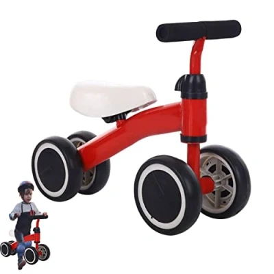 Image of GIMOCOOL Baby Balance Bike, Bikes 1 Year Old Boy Girl Gifts, Toddler Bike for First Birthday Trike 12 36 Months Ride On Toys, Comfortable Adjustable seat in 3 Wheels