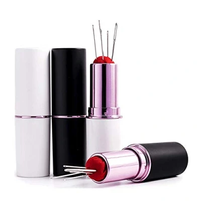 Image of Lipstick Style Needle &amp; Pin Case Cracker Filler Gift Fillers Gifts
