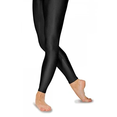 Image of Roch Valley Women&#039;s Nylon/Lycra Footless Nylon lycra Tights, Black, 16 UK